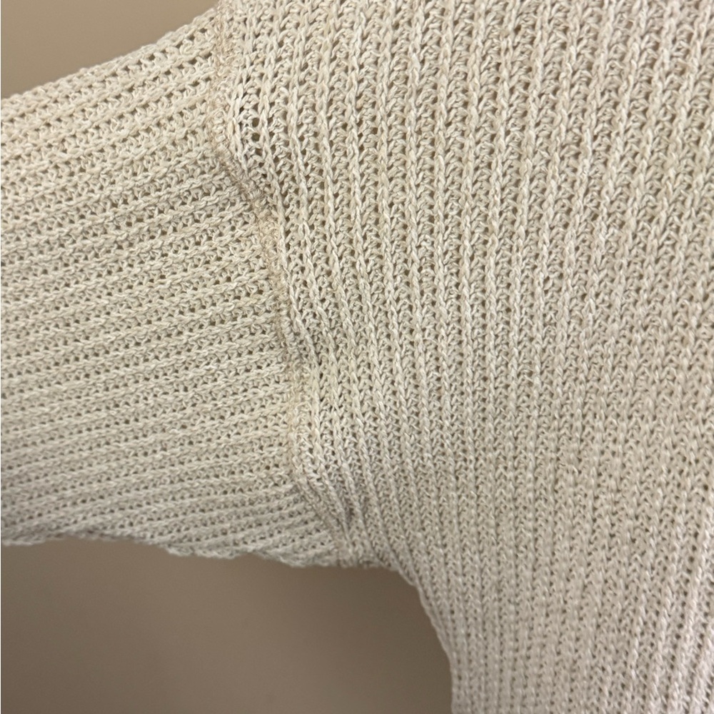Korye Chunky Knit Sweater Cream Oversized Pullover XL - Picture 7 of 9